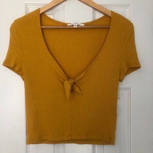 Love Tree Tie-Front Top Size M